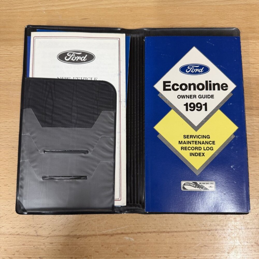 1991 Ford Econoline Owners Manual Users Guide Reference Operator Book Fuses OEM